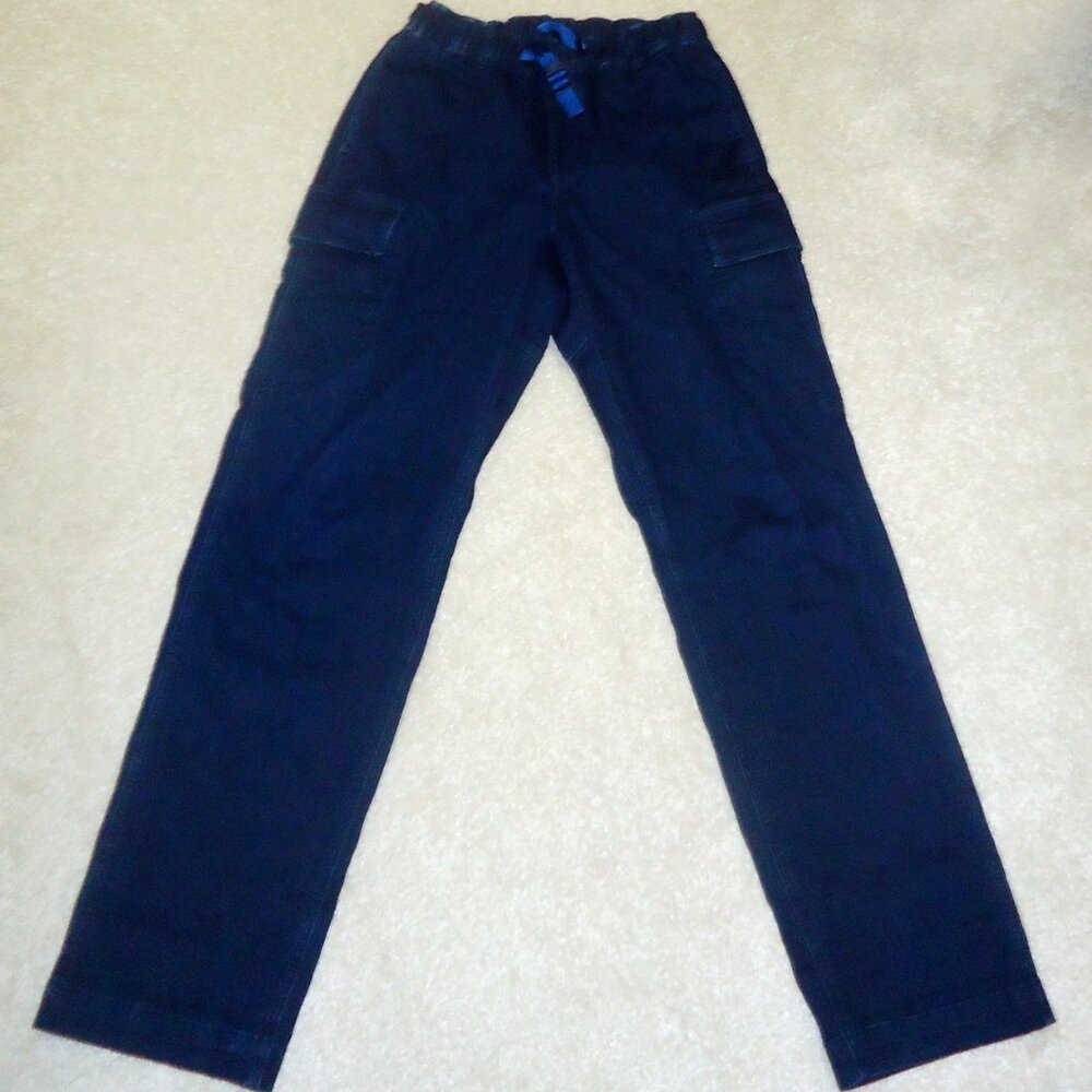 Louis Vuitton Blue Draw String Cargo Pants, Size 28 fits 31-32